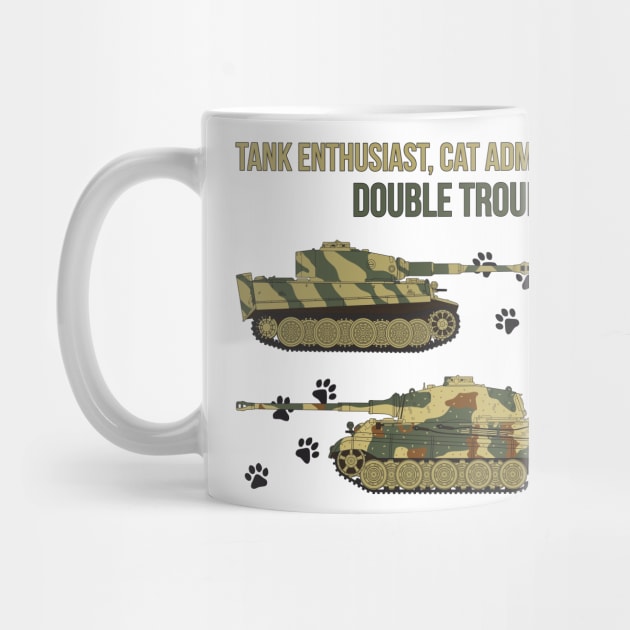 Tank enthusiast, cat admirer - double trouble! by FAawRay